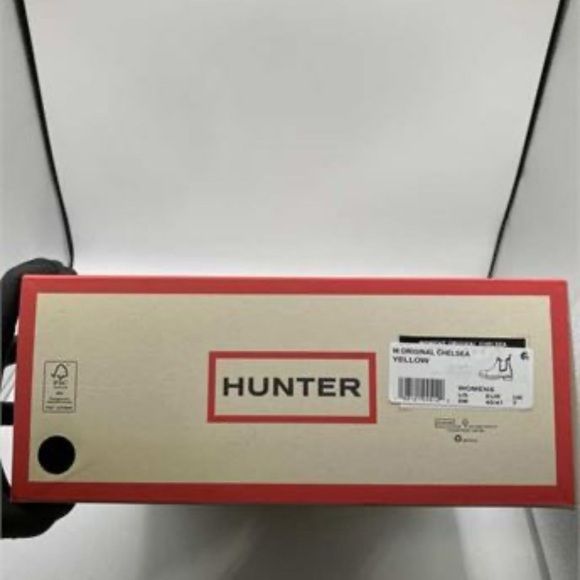 Hunter Yellow Rain & Snow Boots with Durable Rubber Sole - Picture 3 of 5